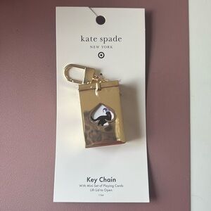Kate Spade x Target Mini Deck of Playing Cards Key Charm / Keychain